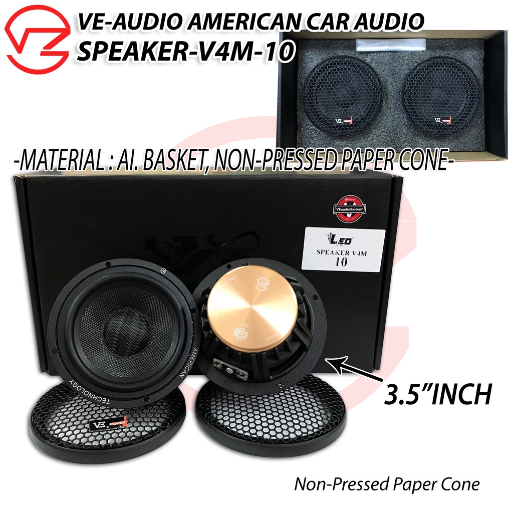 [READYSTOCK] VEAUDIO AMERICAN CAR AUDIO (AAA) (SPEAKERV4M10