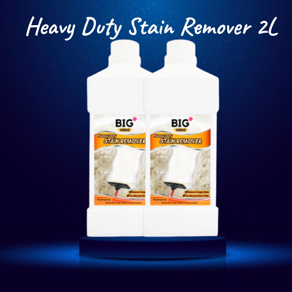 BIG+ Heavy Duty Stain Remover Twin Pack (2 x 1000ml) Lantai berkilat