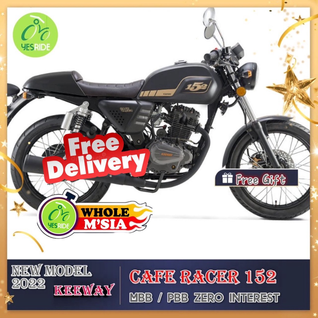 Keeway cafe deals racer price