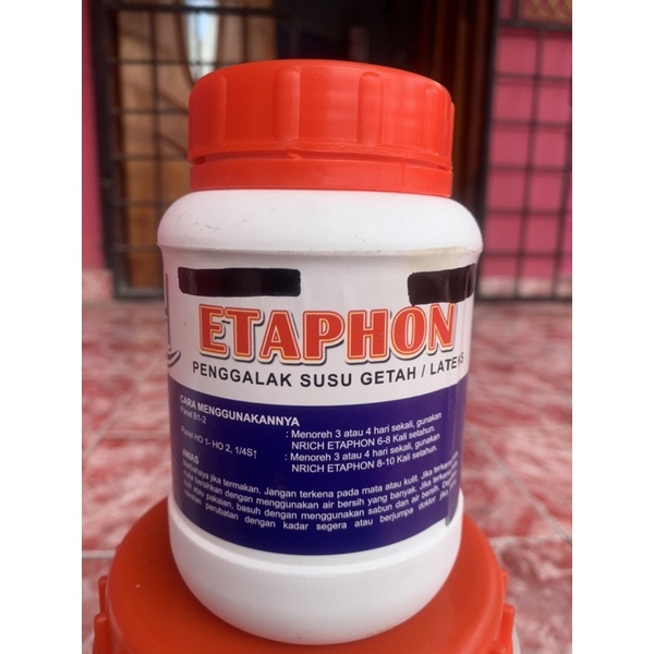 Etaphon 500ml Penggalak Susu Getah Lateks Shopee Malaysia