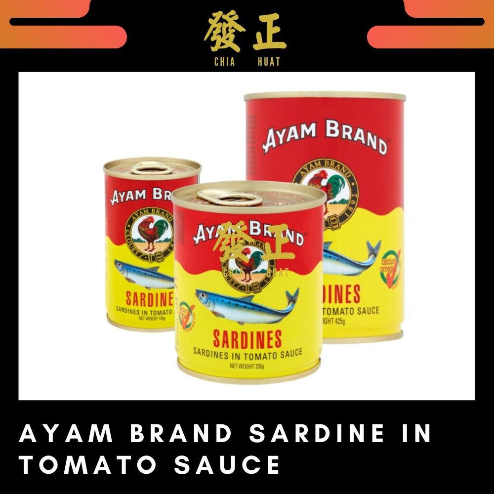 Ayam Brand Sardine In Tomato Sauce Ikan Sardin Dalam Sos Tomato