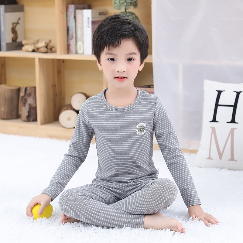[ML] Ready Stock 100160CM Children's Thermal Underwear Set New Style
