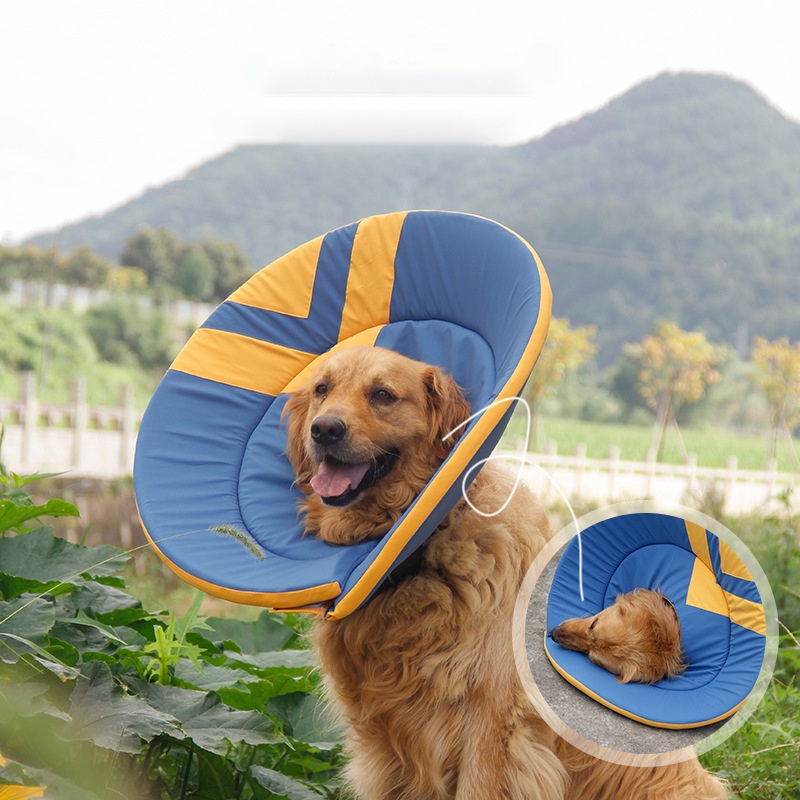 Pet Recovery Collar Soft Cone for Large Dogs Post Surgery Long Term Use for Anxious Biting Licking Adjustable Huge Collars Shopee Malaysia