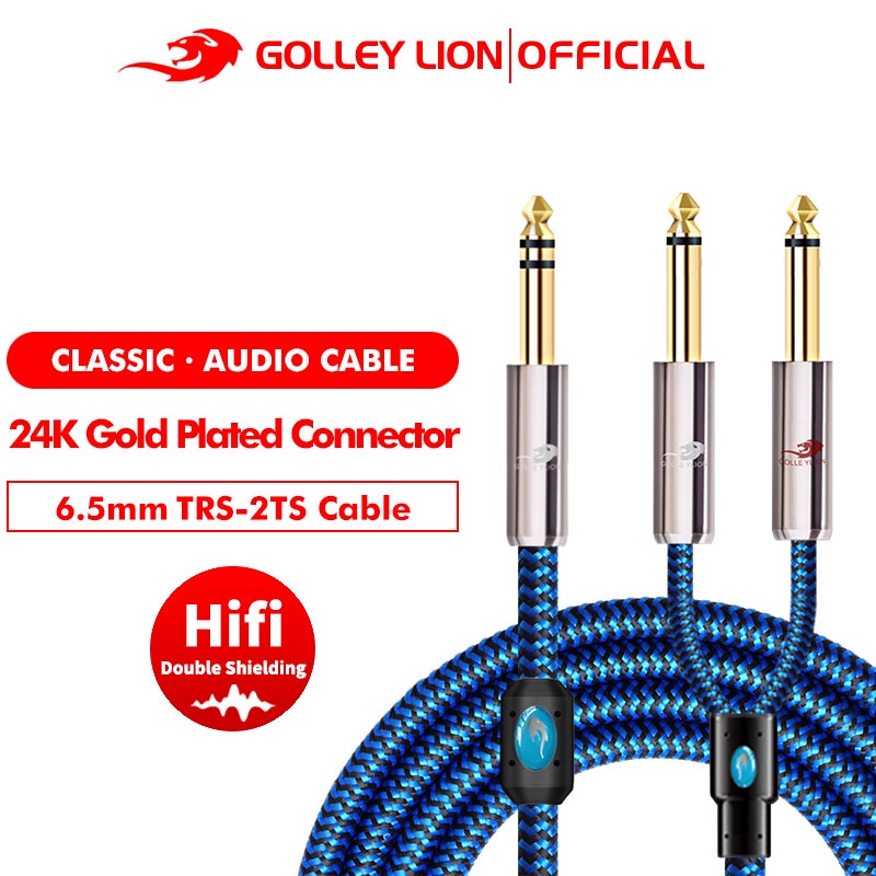 Scheda Audio Cavo Audio SiYear XLR Maschio A Doppio Jack 6.35mm TS - Adattatore Y Splitter 4.5m Per Microfoni E Mixer Leggio Musicale - Foto 9