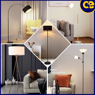 Modern Nordic Hall Room Stand Floor Lamp Lampu Berdiri Lampu Hiasan Led ...