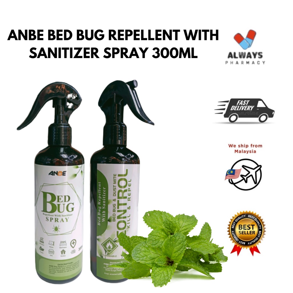 ANBE 2IN1 DUST MITE/BED BUG REPELLANT SPRAY 300ML Shopee Malaysia