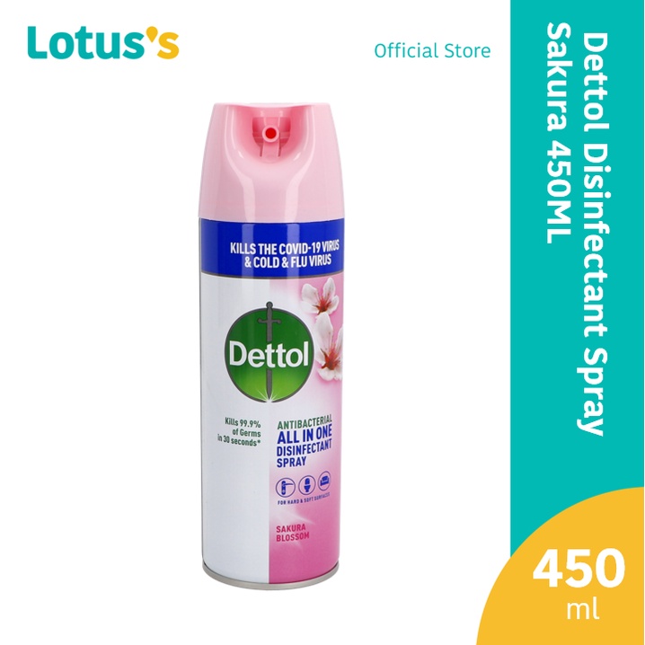 Dettol Disinfectant Spray Sakura 450ML Shopee Malaysia