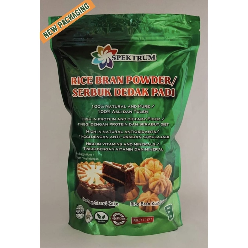 Healthy Natural Rice Bran, Halal Food, High Fiber, ready to eat, for ...