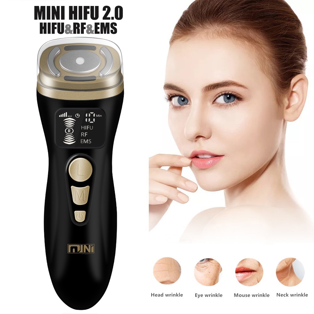 2.0 Mini HIFU Machine Skin Care RF Radio Frequency EMS