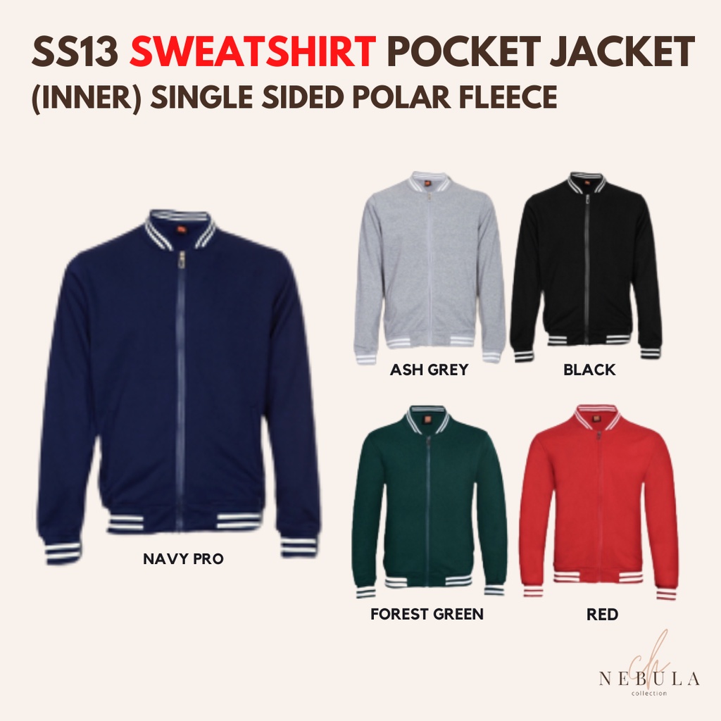 SS13 Unisex University Varsity Zipped Sweatshirt Jacket OREN SPORT