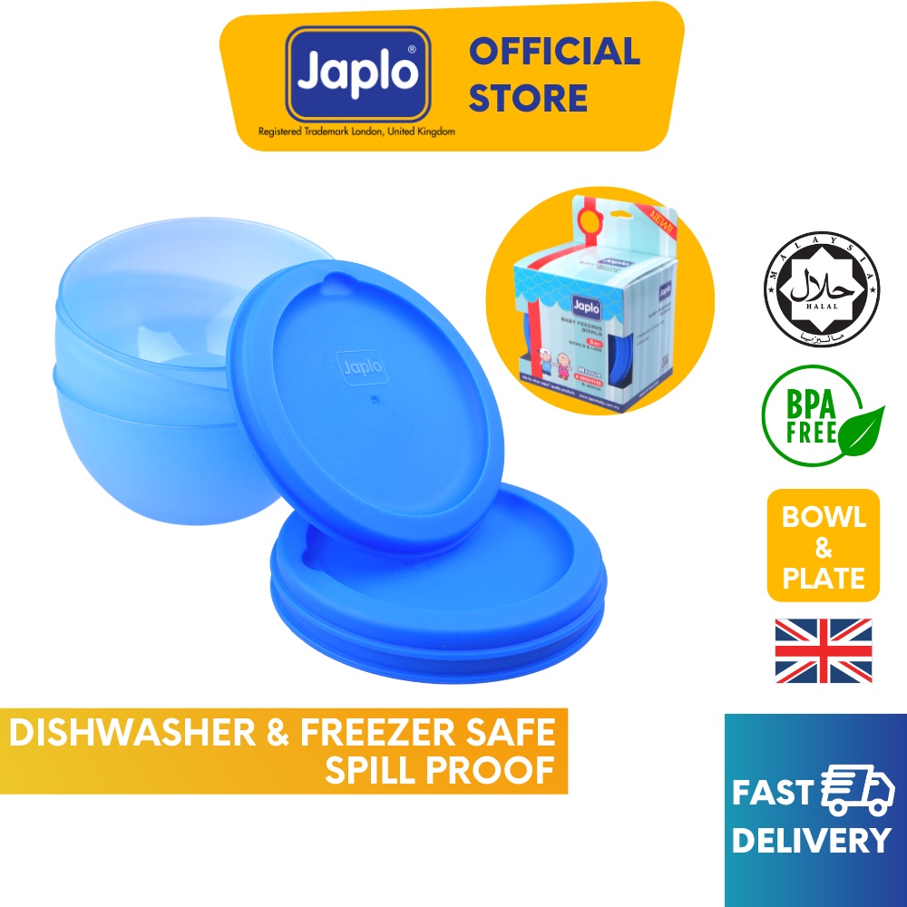 Japlo Baby Food Storage Silicone Container Feeding Bowl Plate for Baby