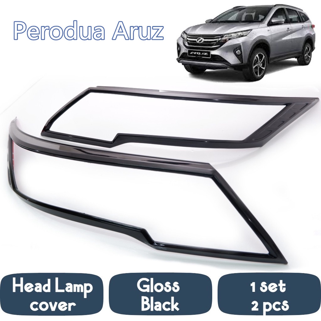 DC Perodua Aruz Rear Wiper, Tail Lamp Cover (Chrome)/ Head Lamp, Tail