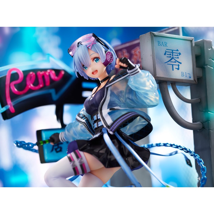 eStream Shibuya Scramble Figure ReZero Rem 1/7 Neon City Ver. Shopee