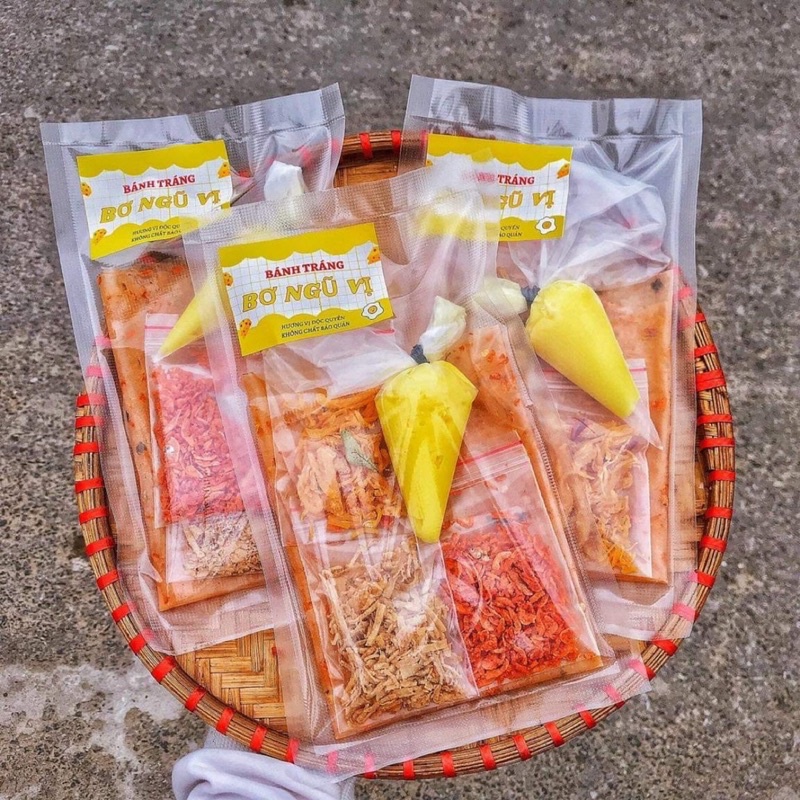 Five-flavored Dried Dew Butter Rice Paper - Creamy Onion Lac Onion ...