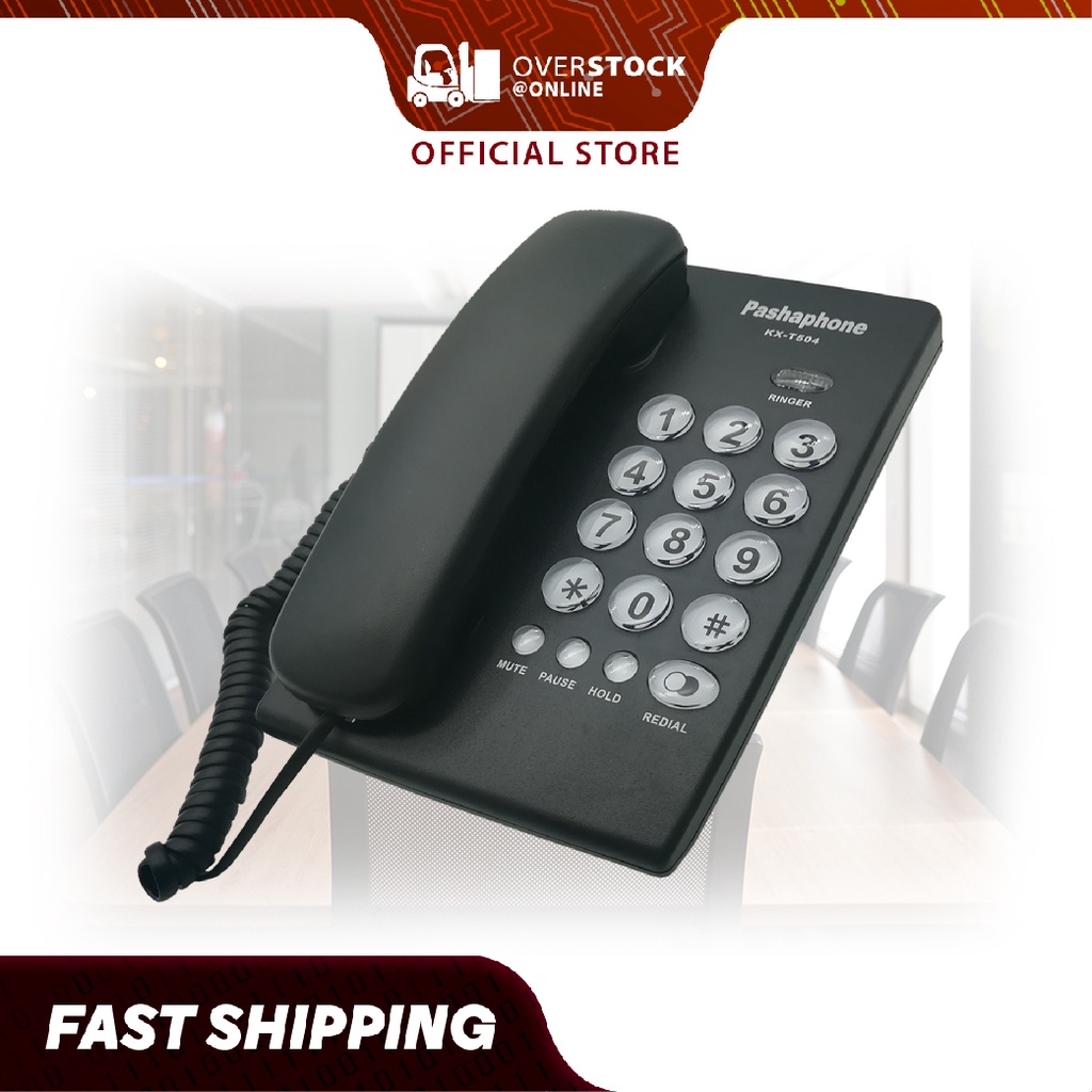 Pashaphone KXT3014 Desktop Telephone with Big Button Landline TM Unifi