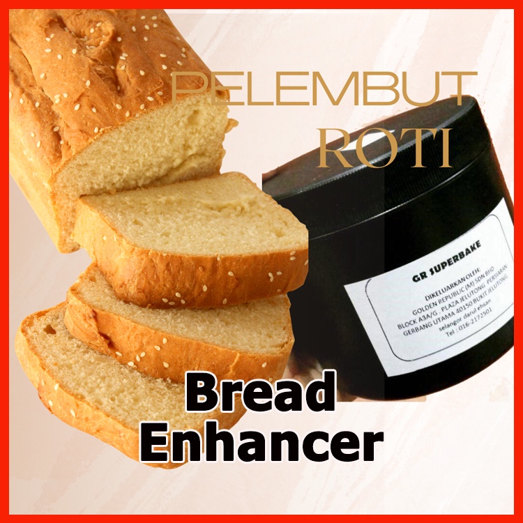 Bread Enhancer GR SuperBake Pelembut Roti Certfied Halal Jakim 480gm
