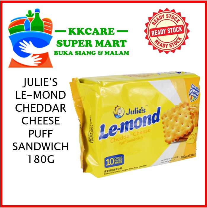 JULIE'S LeMond Cheddar Cheese Puff Sandwich 180g Shopee Malaysia