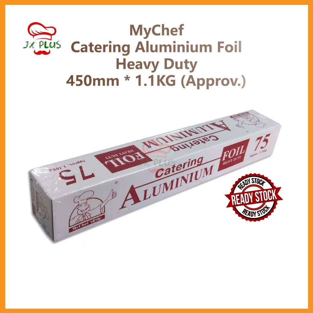 MyChef Heavy Duty Catering Aluminium Foil 75M 1.1KG BBQ Baking Foil