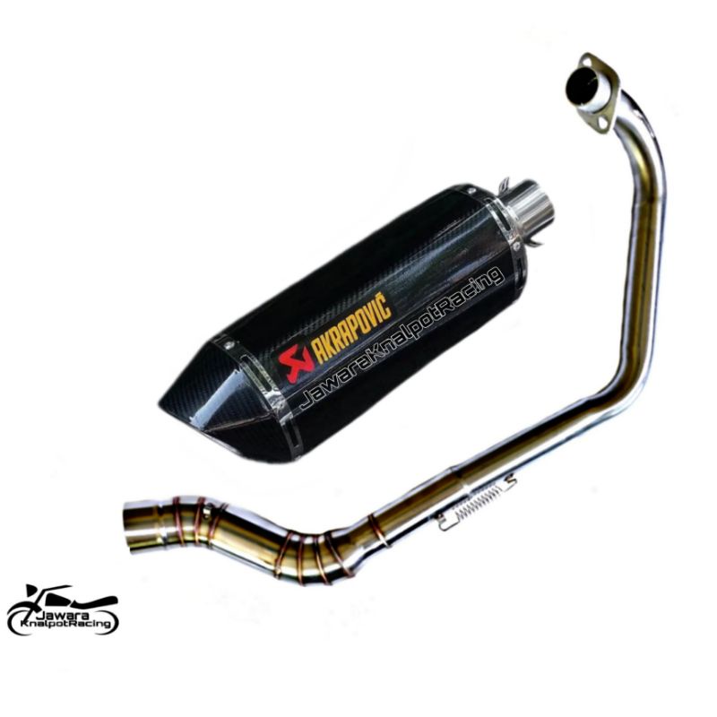 Akrapovic full system racing exhaust for vixion byson cbr cb150 verza ...