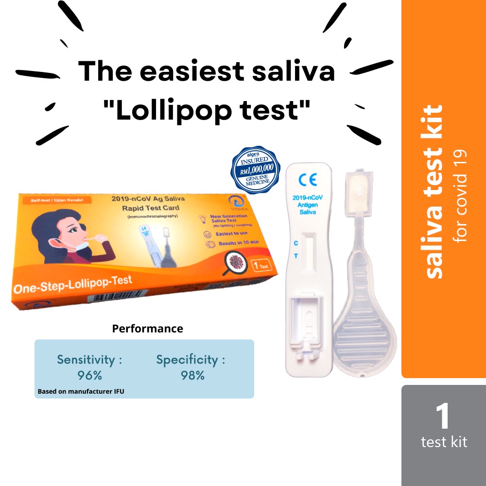 VCHEK Covid19 Lollipop Test Kit (For Children) Shopee Malaysia