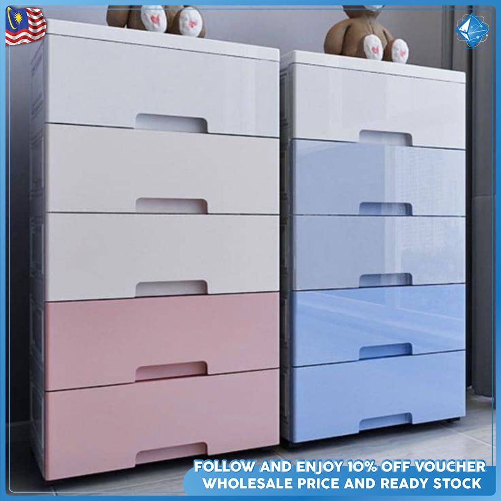 NEW ARRIVAL 5 Layer Multipurpose Storage Box Drawer Rack Baby Clothes Plastic Storage