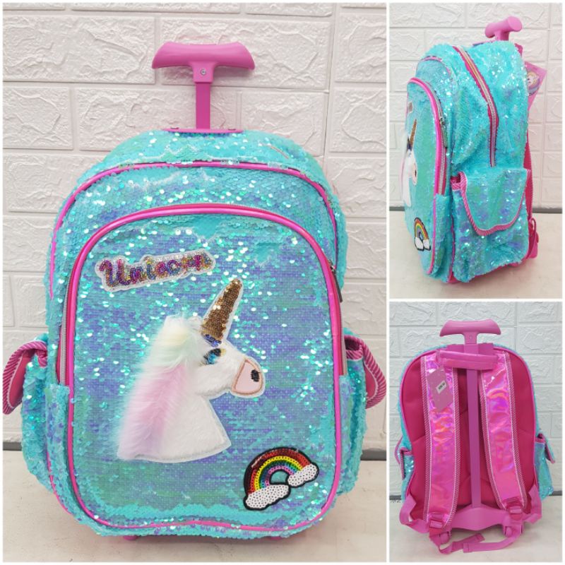 Seqwin flip trolley bag/ led trolley bag/ elementary school children's ...