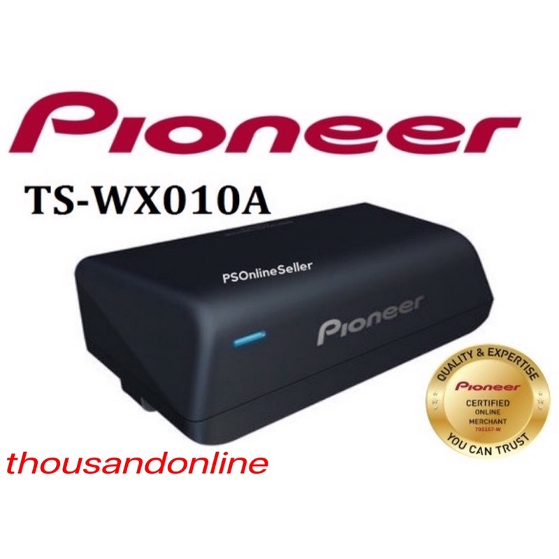 PIONEER TS-WX010A COMPACT POWERED SUBWOOFER BUILT CLASS D AMPLIFIER ...