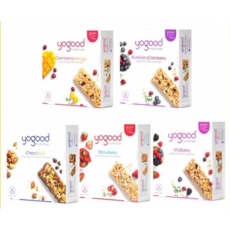 Yogood Cranberry & Mango Yogurt Muesli Bar / Strawberry / Wildberry