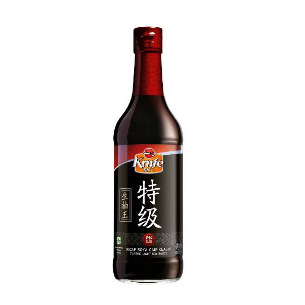 Classic Light Soy Sauce ( Kicap Soya Cair Klasik ) Knife Brand ...