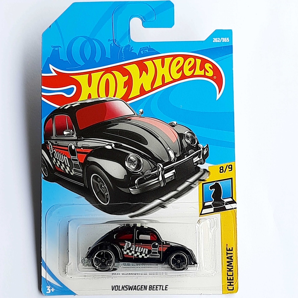 Hot Wheels Volkswagen Beetle | CHECKMATE | Black | 1:64 Scale | Shopee ...