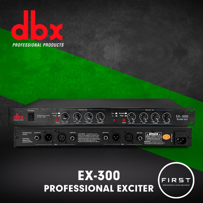 Dbx Processor Audio Ex3000 professional Aural exciter Type Audio Procesor Dbx Ex3000 EX3000 Two