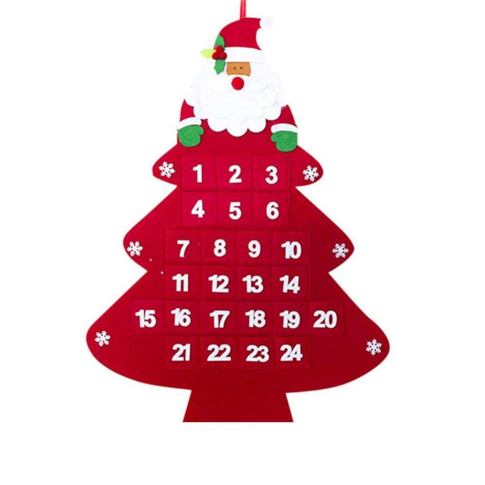 ELMER Felt Christmas Tree Wall Door Snowmen New Year Santa Claus