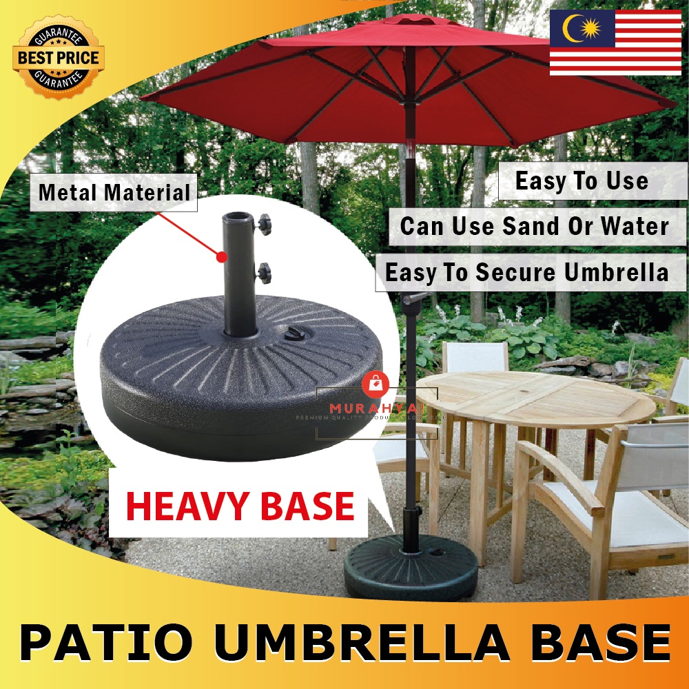 Patio Umbrella Base Payung Meja Base Square Outdoor Umbrella Base Water