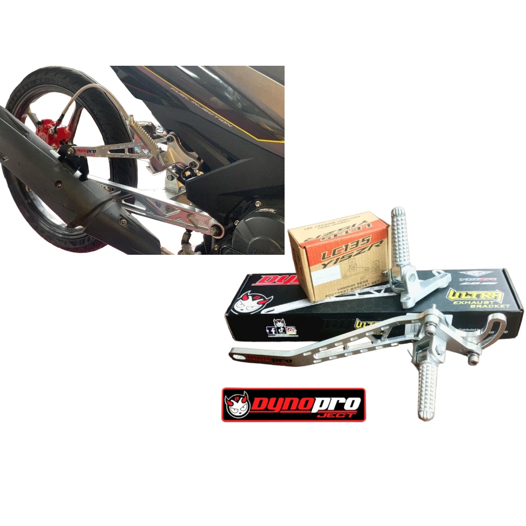 Y16ZR LCV8 Y15ZR LC135 FOOTREST FULL SET ALLOY PEDAL KAKI BELAKANG