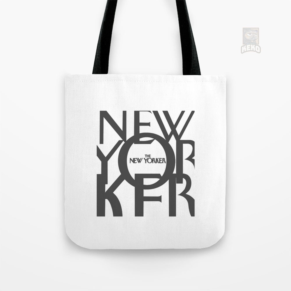 The new yorker canvas tote online bag