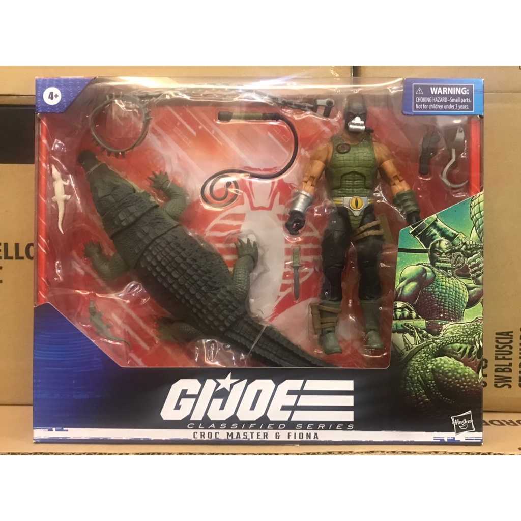 G.I. Joe Classified Series Croc Master & Fiona - Action Figure 15 Cm Premium Collezionabile Con Accessori
