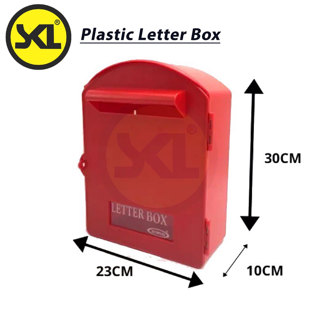 Pvc letter box ／Peti surat plastik | Shopee Malaysia
