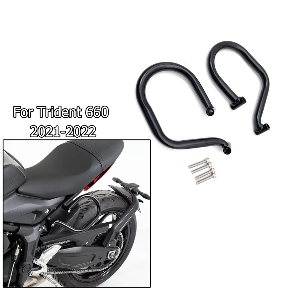 For Trident 660 trident660 2021 2022 2023 Motorcycle Rear crash bar ...