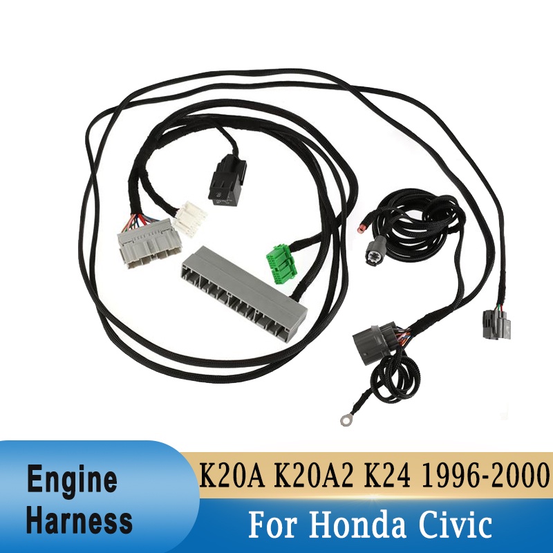 K20A K20A2 K24 KSwap Conversion Harness Engine Wire For Honda Civic EG