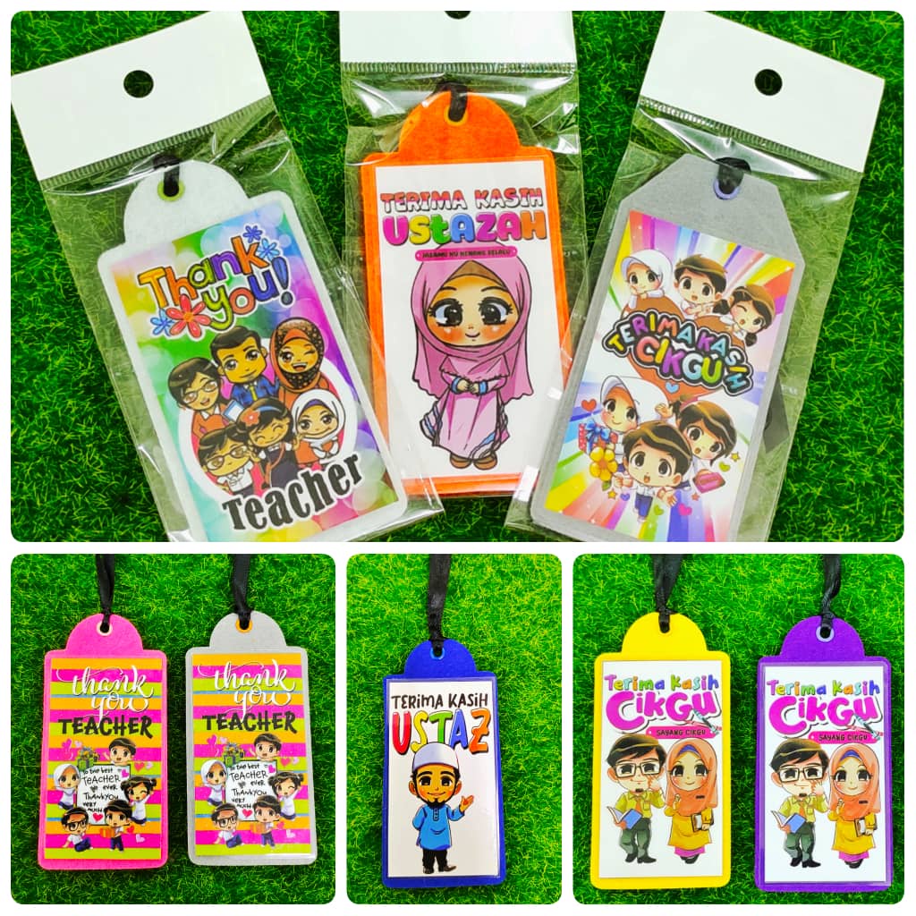 Ready Stock Bookmarks/ Bookmarks Laminate/ Penanda Buku/ Hadiah Hari ...