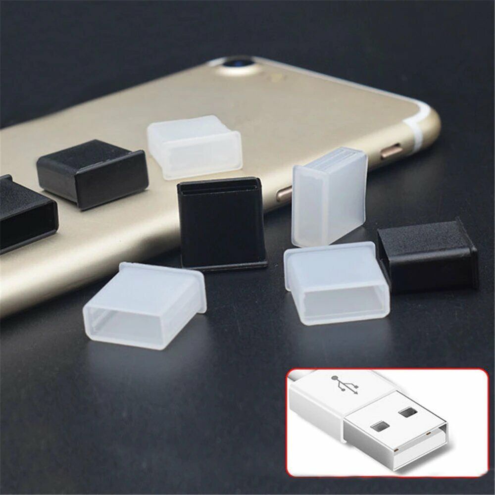 10 Pcs Anti-Dust Plug USB 2.0 3.0 Data Port USB Protector Laptop Jacks ...