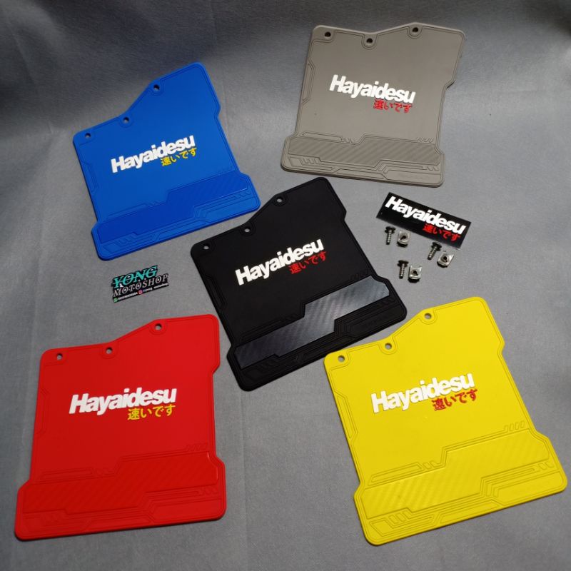 Hayaidesu Mudflap Yamaha Xmax 250 PREMIUM Mud Flap Retainer Shopee