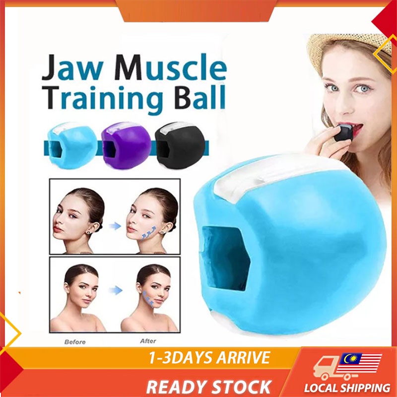 Jaw Trainer Facial Jawline Exercise Ball AntiWrinkle Jaw Exercise