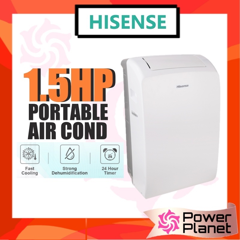 Hisense 15hp Portable Air Conditioner Ap12nxg Air Cond R32 Gas 24 Hours Timer Shopee Malaysia 6702