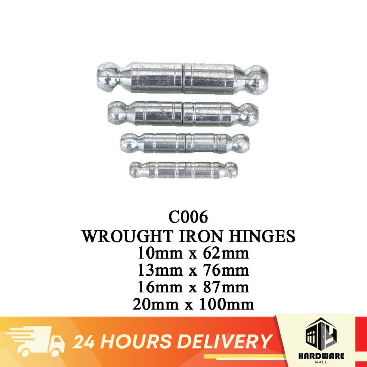 [4Pcs] Wrought Iron Hinges Metal Steel Welding Door Gate Hinge Grill