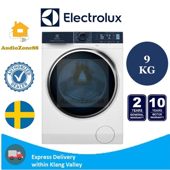 Electrolux Front Load Washer 9kg with Inverter Motor and Built in WiFi ...