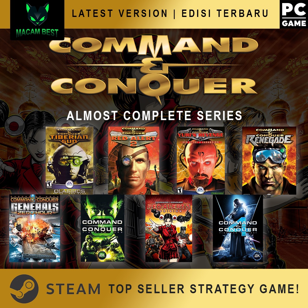 🖥️PC GAME🖥️ Command & Conquer Full Collection 1995 - 2010 [DIGITAL ...
