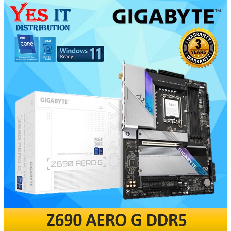 Gigabyte Z690 AERO G DDR5 Intel LGA 1700 ATX Motherboard Shopee Malaysia