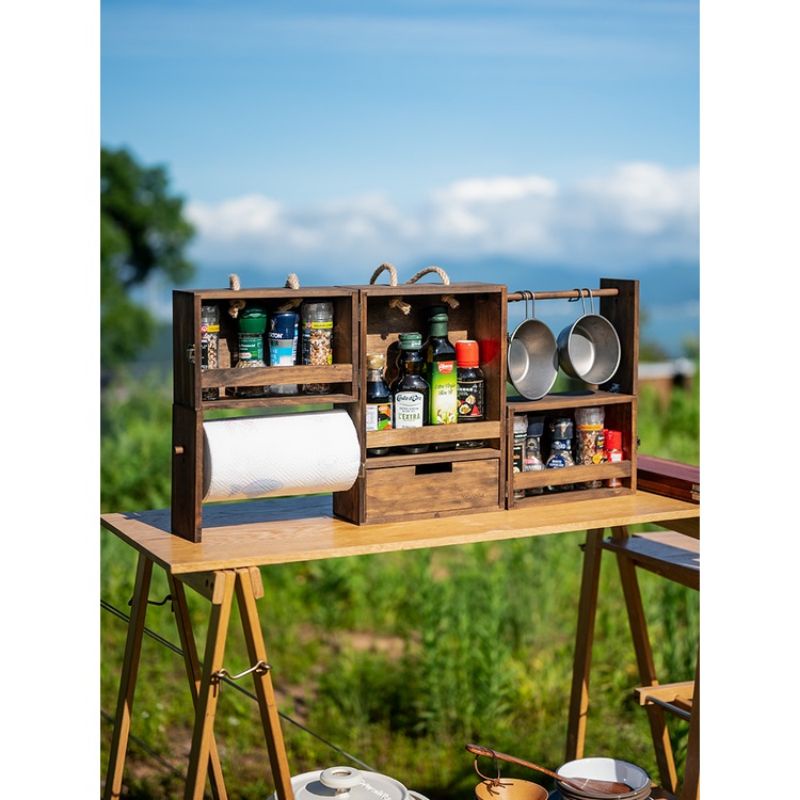 Naturehike Outdoor Seasoning Cabinet Portable Picnic Supplies Box ...