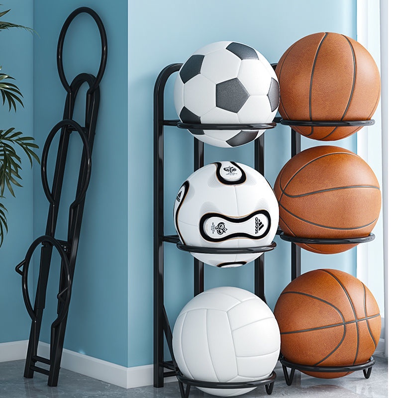 篮球收纳架Easy InstallationFree Household Indoor Basketball Storage Rack